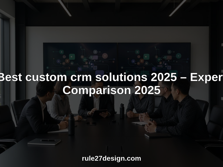 custom crm solutions 2025 hero header image