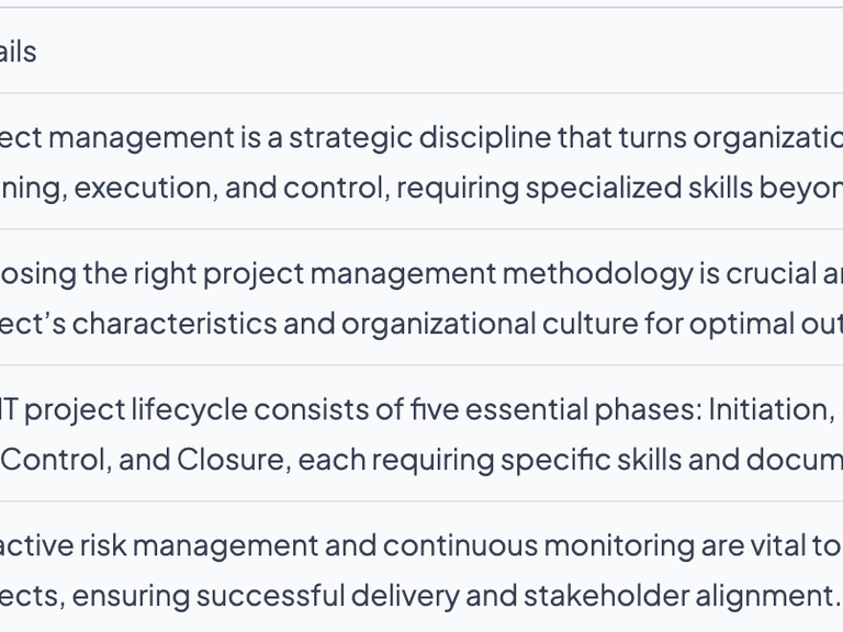 What Is Project Management: Impact on IT Delivery