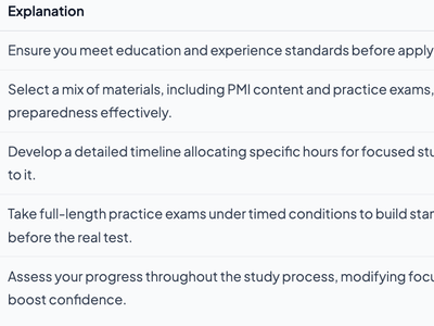 How to Prepare for the PMP Exam for Project Success