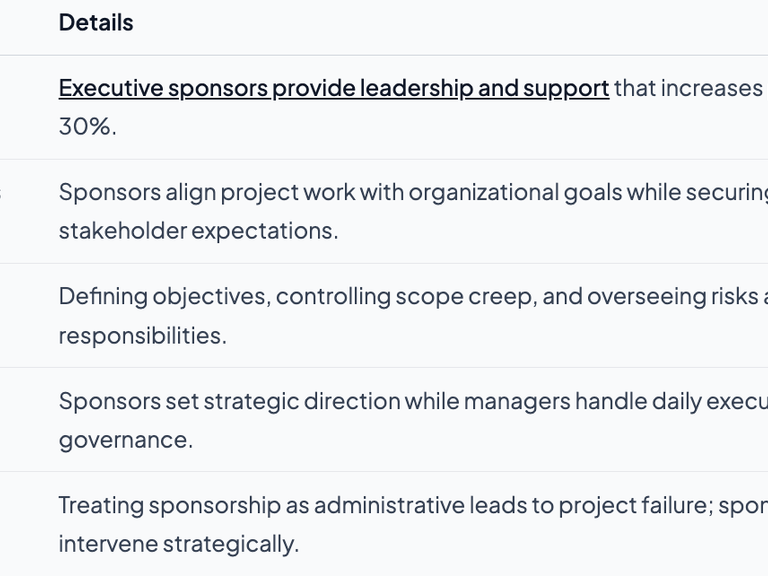Role of project sponsor: essential guide for tech execs